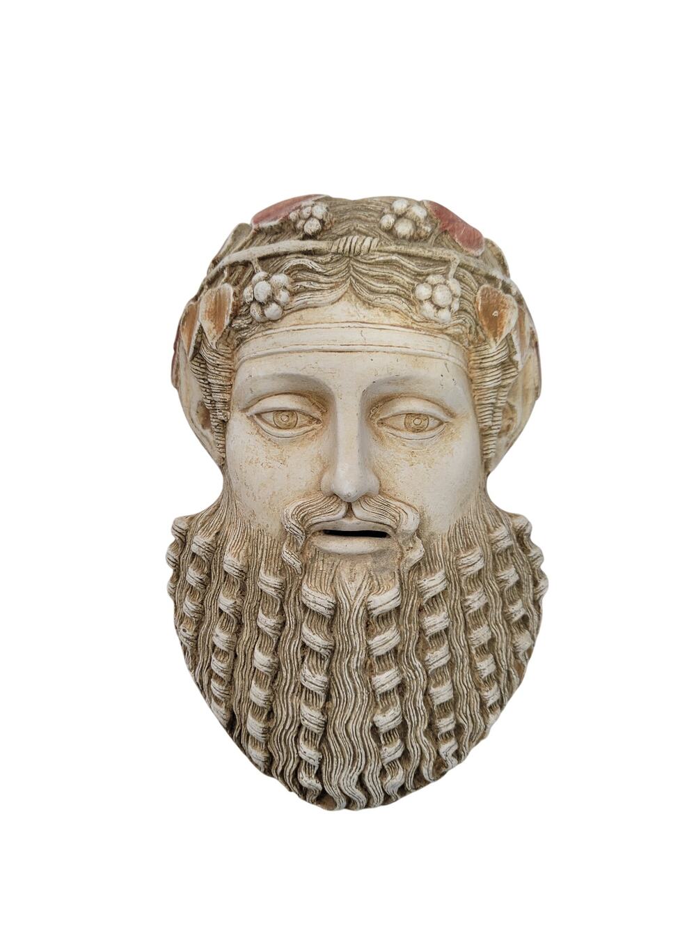 Dionysus Small Mask-God Of Wine Ritual Madness Ecstasy 6926-1Box7